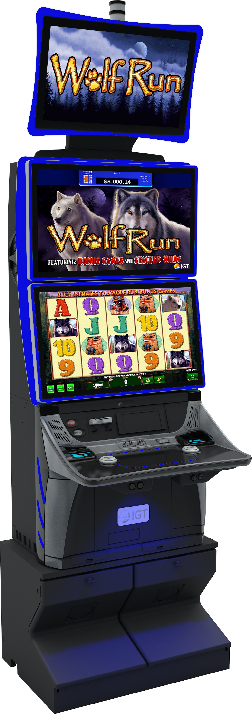 Wolf Run  - Crystal Dual - Tap & Play Cabinet Game